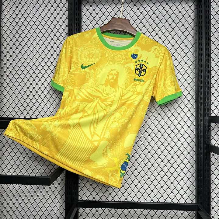 Brasilien Fußballtrikot-Konzept 2024 2025