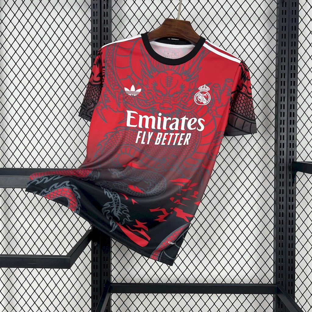 Real Madrid Konzept-Fußballtrikot rosa 2024 2025