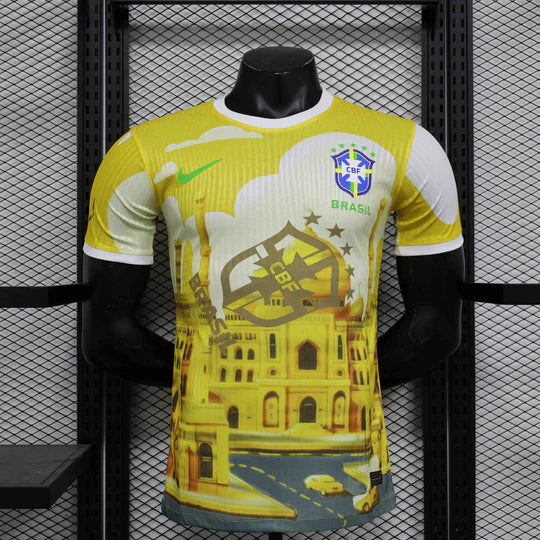 Brasilien Konzept 2025 Gelbes Trikot