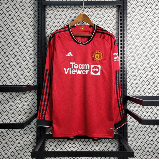 Manchester United 2023 2024 Long Sleeve Jersey