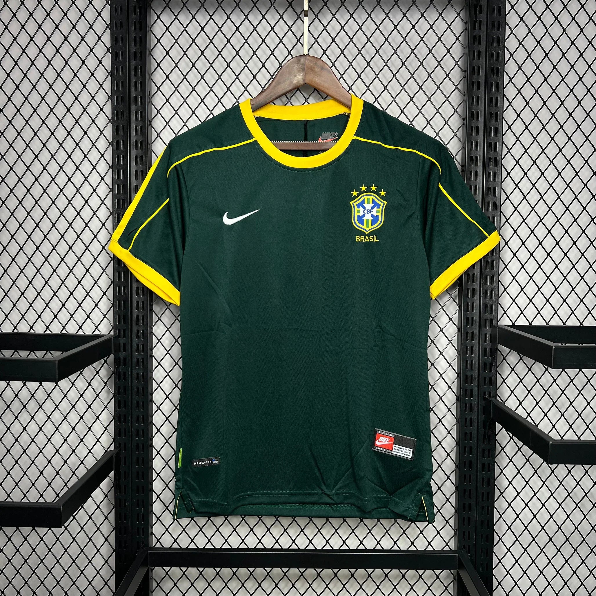 Brasilien Retro-Fußballtrikot 1998
