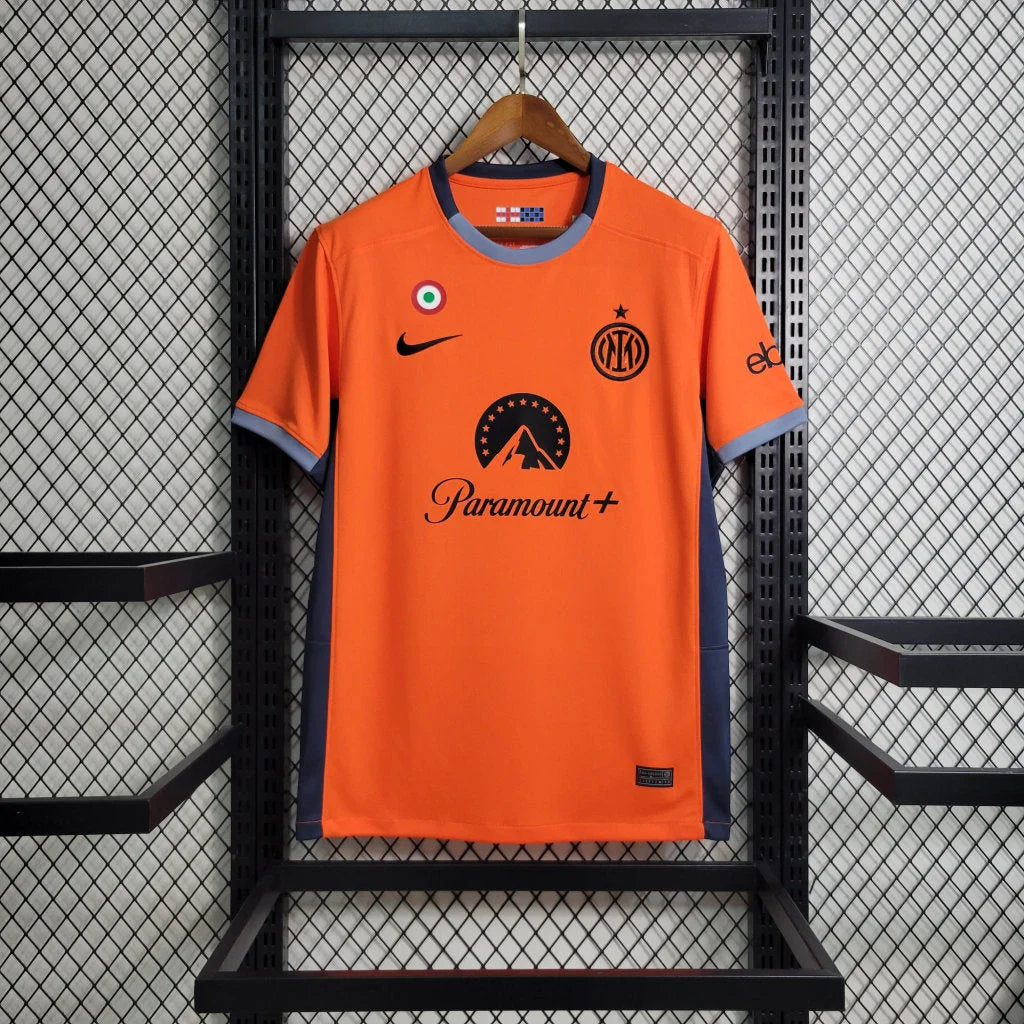 Inter Milan Third Orange Football Shirt 2023 2024