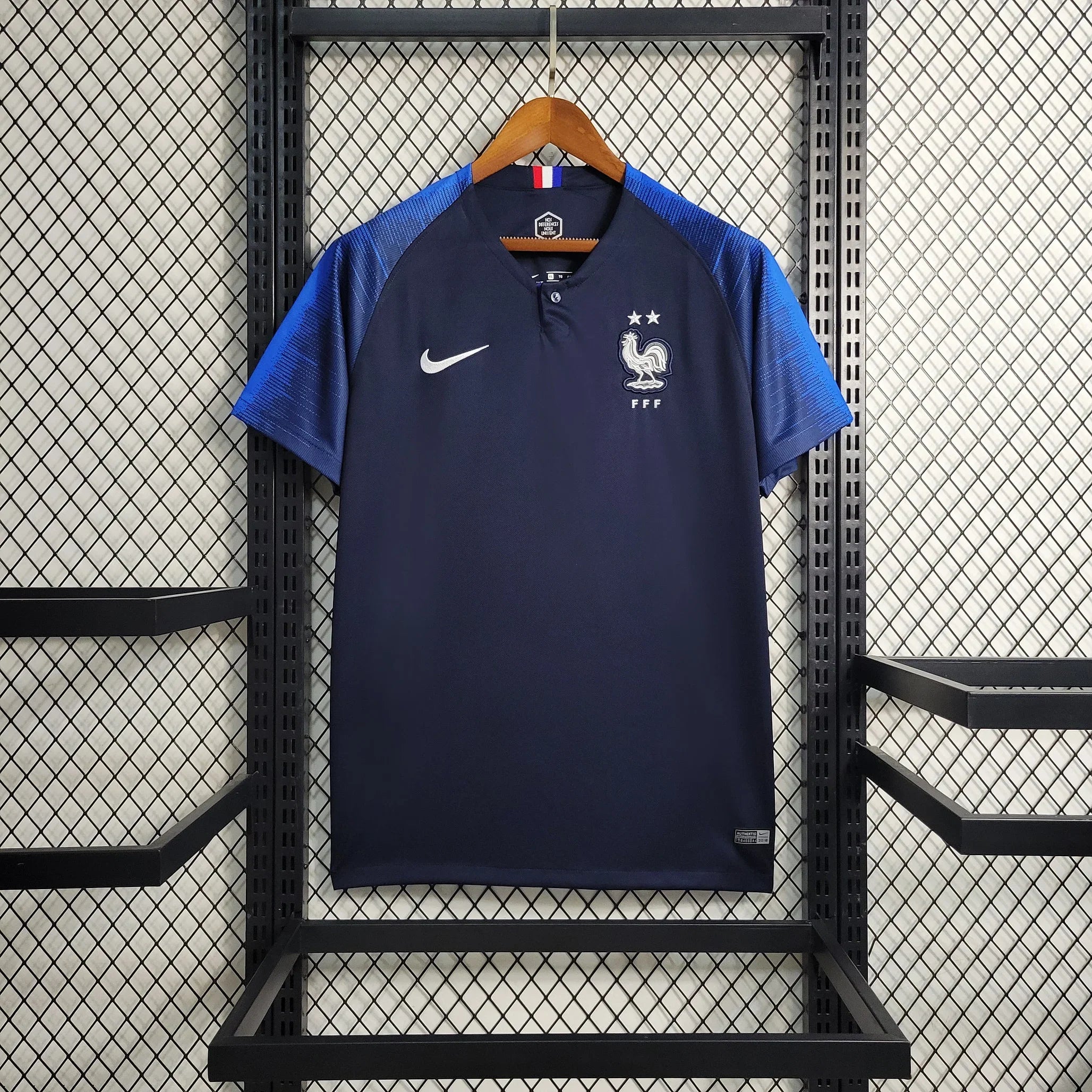 Frankreich Nationalmannschaft Trikot Retro-Trikot 2018
