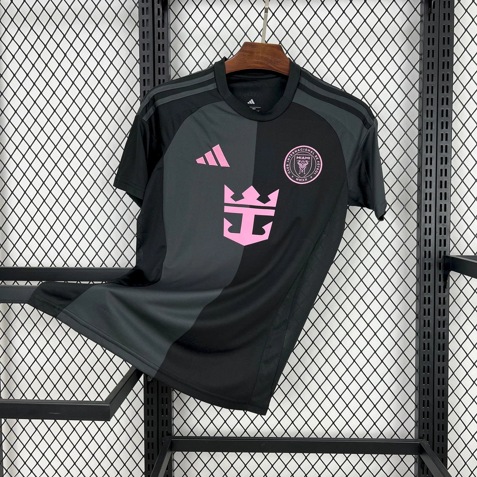 Schwarzes Fußballtrikot von Inter Miami 2025 2026